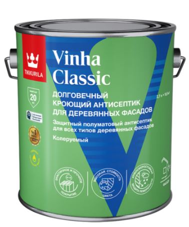 Антисептик кроющий Tikkurila Vinha Classic VVA п/мат. 2,7 л /6