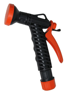 Душ-пистолет поливочный с фиксатором, цанга 1/2" Жук