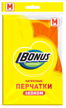 Перчатки латекcные BONUS Эконом M