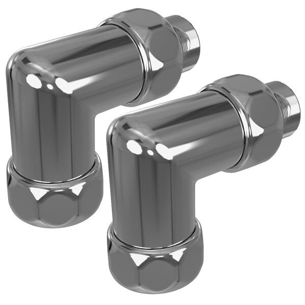 Уголок со сгоном 3/4"х1/2" г/ш (хром)LUXON 762SCH0504U