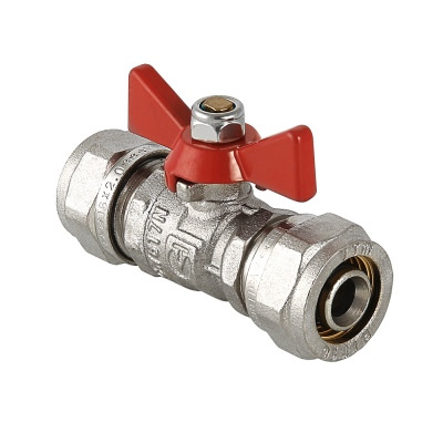 Кран шаровой Valtec VT.343.N.1616 16 обжим/обжим