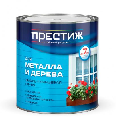 Эмаль Престиж ПФ-115 зеленая 2,8 кг