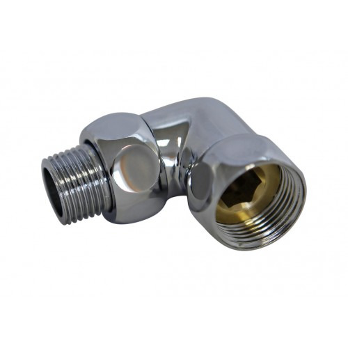 Уголок со сгоном 1"х1/2" г/ш (хром) LUXON 761SCH1004U