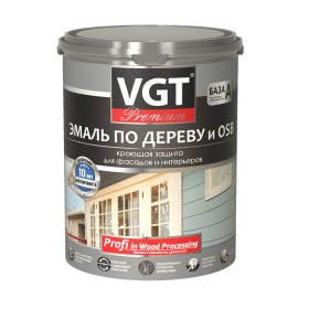 Эмаль по дереву ВГТ Профи база С супербелая 2,5 кг