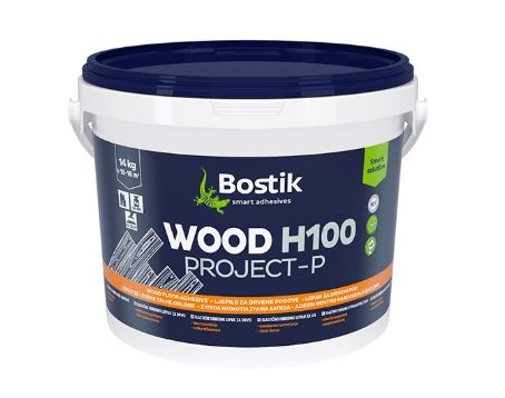 Клей гибридный BOSTIK для паркета WOOD H100 PROJECT 14 кг/1