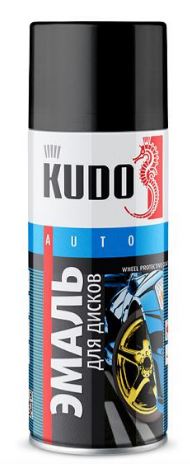 Эмаль для дисков KUDO KU-5201 алюминий 520 мл / 12
