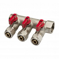 Коллектор обжимной Aqualink 03933 3/4" на 2 выхода 16 мм
