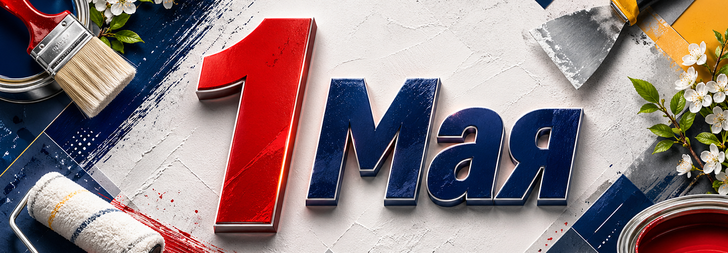 С праздником Весны и Труда!