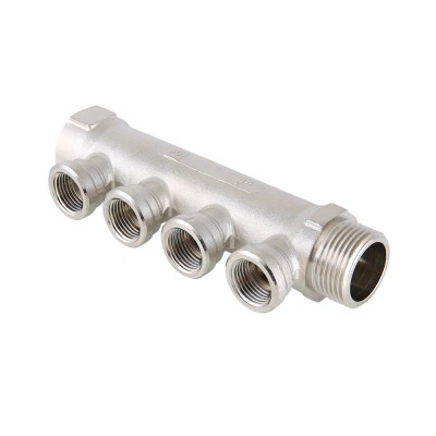 Коллектор Ø1 на 4 выхода внутр.резьба 1/2 Valtec, VTc.550.N.0604***