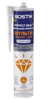Герметик идеальный Bostik мульти прозрачный Perfect Seal 300 г/24