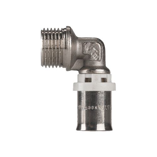 VTm.253.N.001605 Угольник пресс с переходом на нар.рез., VALTEC 16х3/4, 10/120*