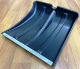 Лопата снеговая "Вьюга №3"  Чёрная 380х365мм (оц. планка)