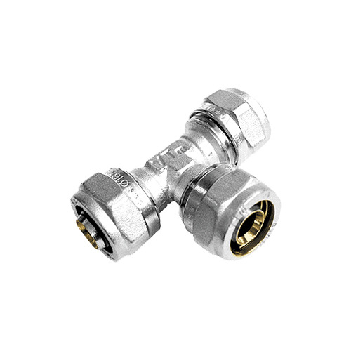 Тройник обжимной переходной Valtec VTm.331.N.263226 26-32-26 мм обжим/обжим/обжим