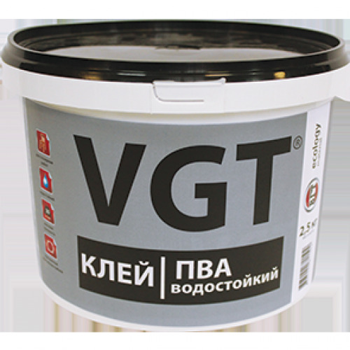 Клей ПВА водостойкий ВГТ 1кг