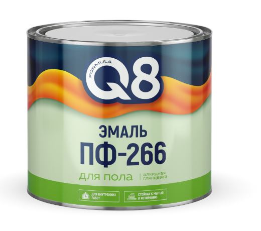 Эмаль Formula Q8 ПФ-266 зол,-коричневая  1,8 кг