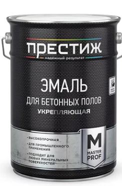 Эмаль для бетонных полов белая 20 кг Престиж 