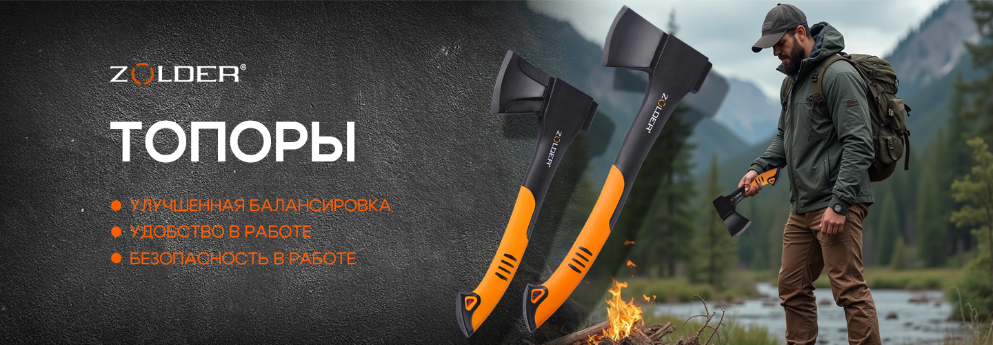 Новинка от бренда Zolder – топоры