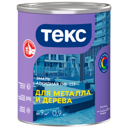 Эмаль ПФ-115 белая мат. 0.9 кг для дерева и металла/Оптимум