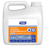 Грунтовка для нар/внут работ 2-в-1 В/Д Текс Универсал глубокого проникновения 5 л / 1