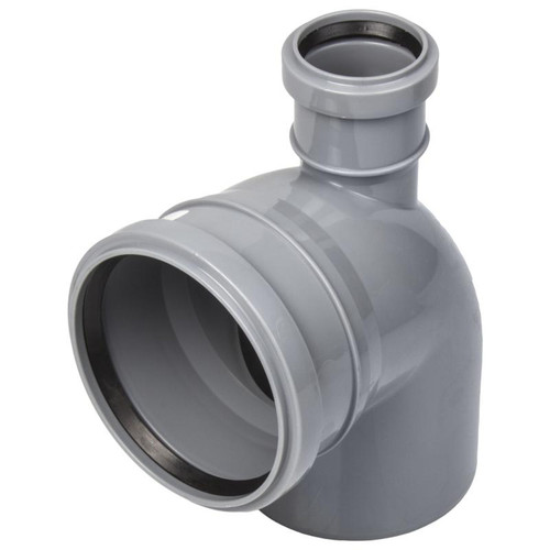 Отвод полипропиленовая канализационный внутренний прямой РТП 36651 110-50 мм-87° Отвод полипропиленовая канализационный внутренний прямой РТП 36651 110-50 мм-87°