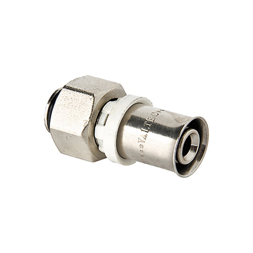 Соединитель коллекторный пресс Valtec VTc.712.N.1604 1/2"-16 мм